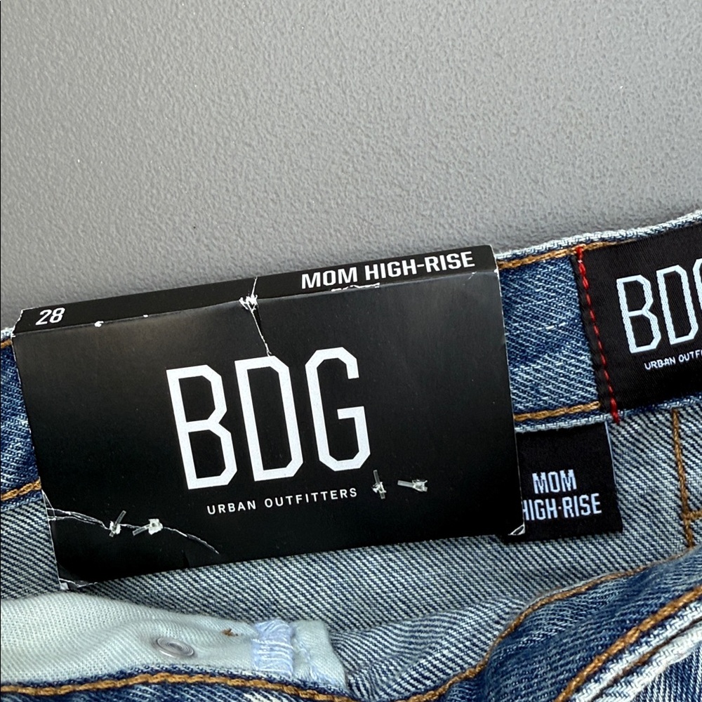 Urban Outfitters Light Blue High Waist Denim Shorts - Picture 3 of 5